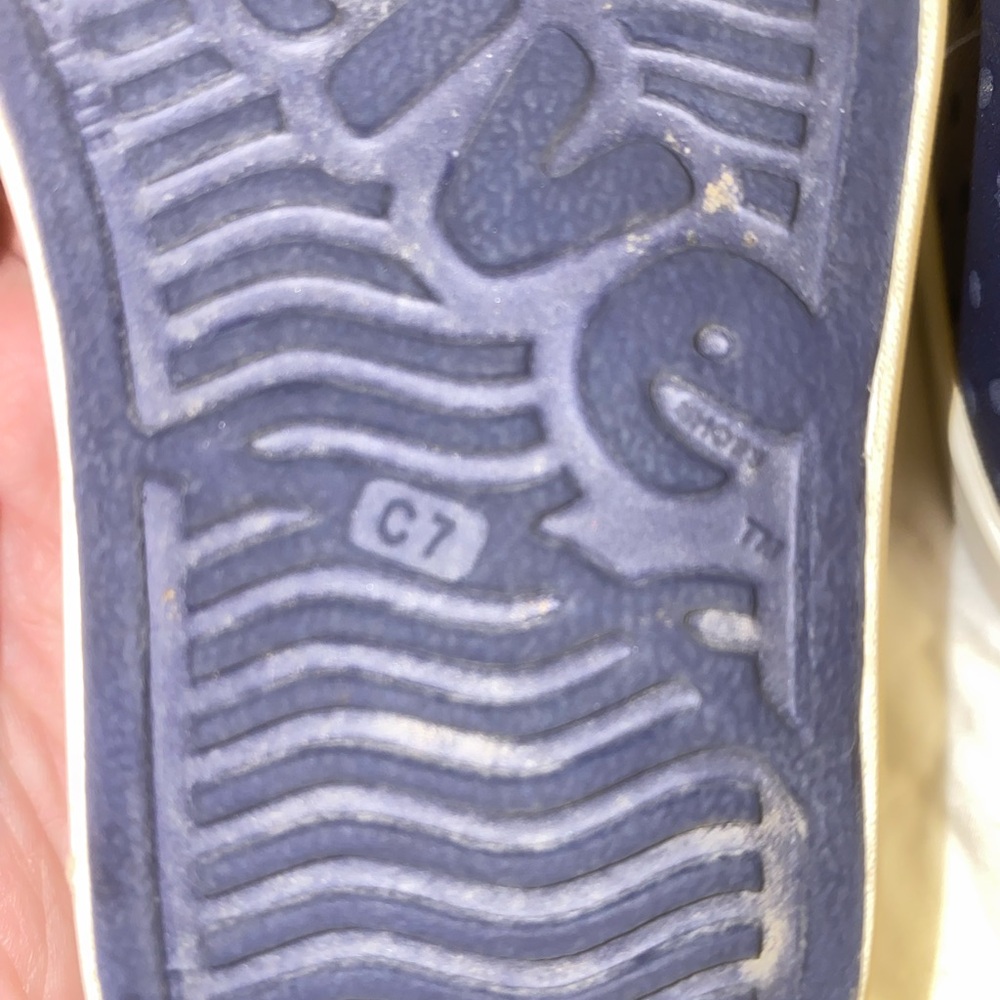 Native Kids Navy shoes size C7 - Picture 5 of 5